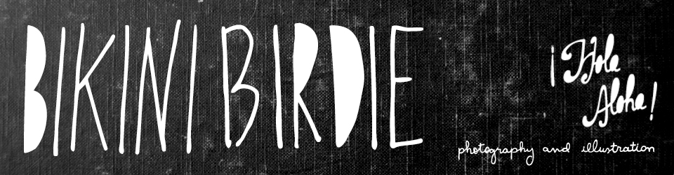 Bikini Birdie is a team effort made up of photographer Megan Spelman and illustrator Vicent Poquet. Megan and Vicent met in Guatemala a few years back...